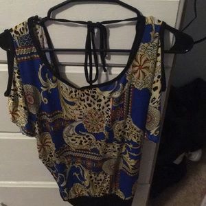 Top with cut out for shoulders